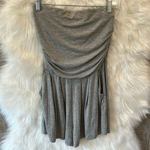 Heart & Hips Summer Romper Gray Large NWT